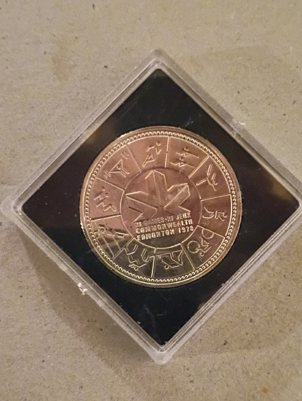 1978 Canadian Silver Dollar. It was issued to commemorate the XI Commonwealth Ga